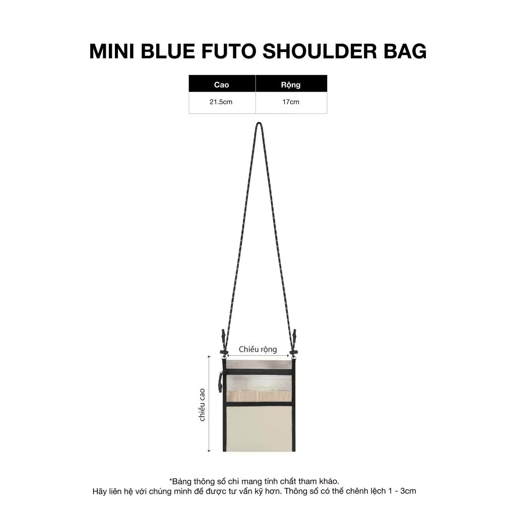 TúI Mini Futo Shoulder Bag - Local Brand Chính Hãng