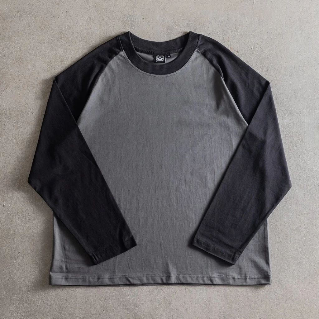 Áo Thun Tay Dài  Form Rộng Raglan Gori Chất Liệu Cao Cấp