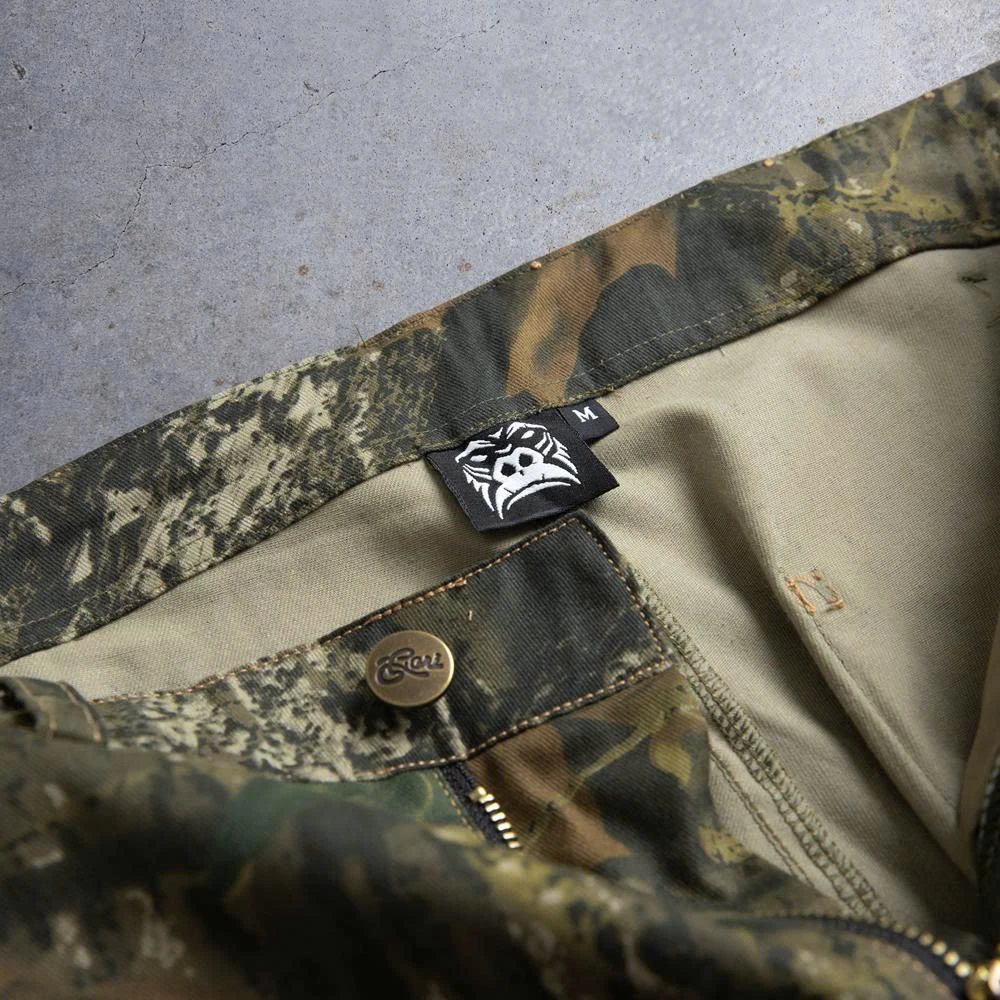 Quần REALTREE Double Knee - GORI - Chất Liệu Khaki