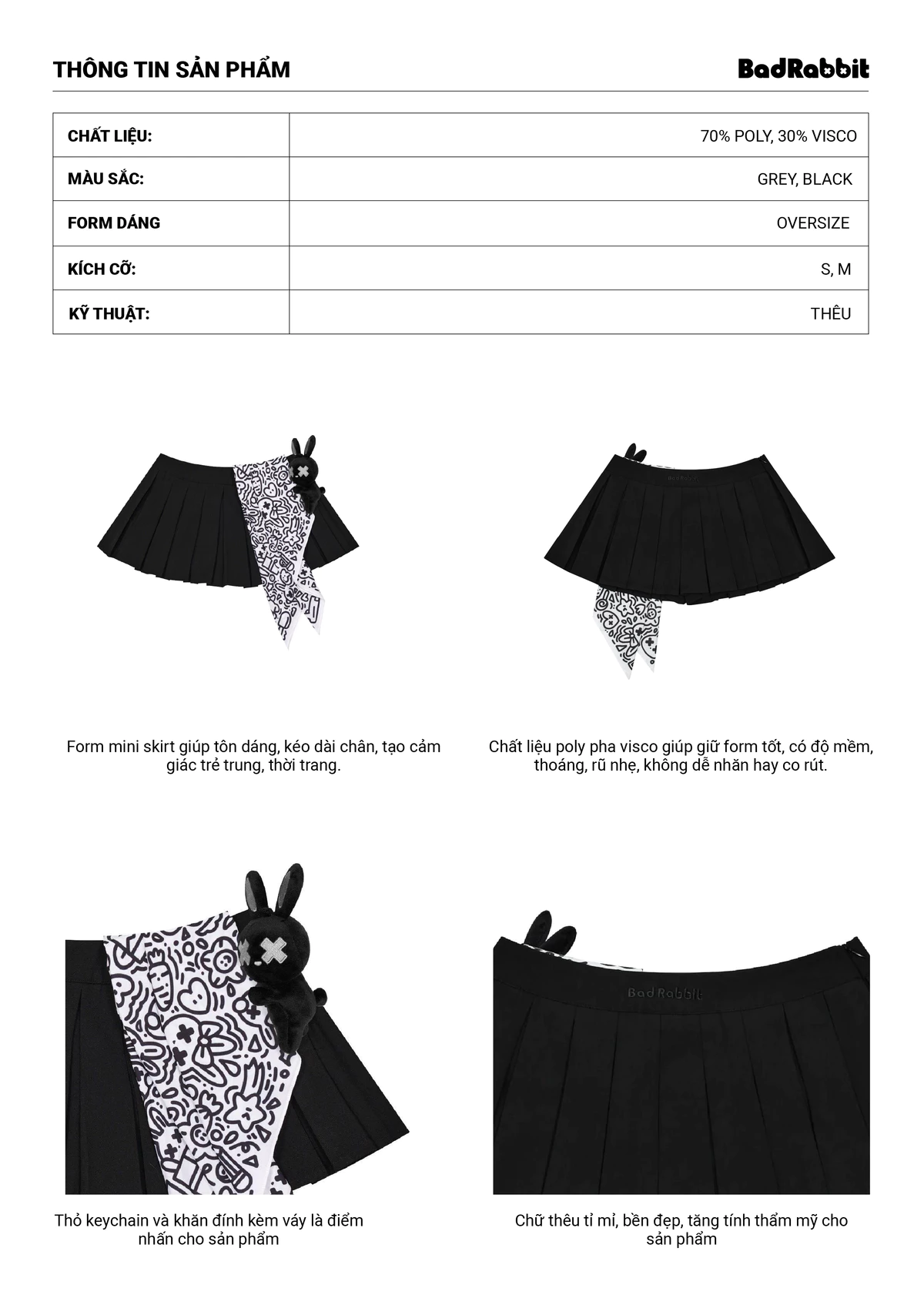 Chân Váy Fluffy Rabbit Skirts - Dreamer Collection - Local Brand Chính Hãng