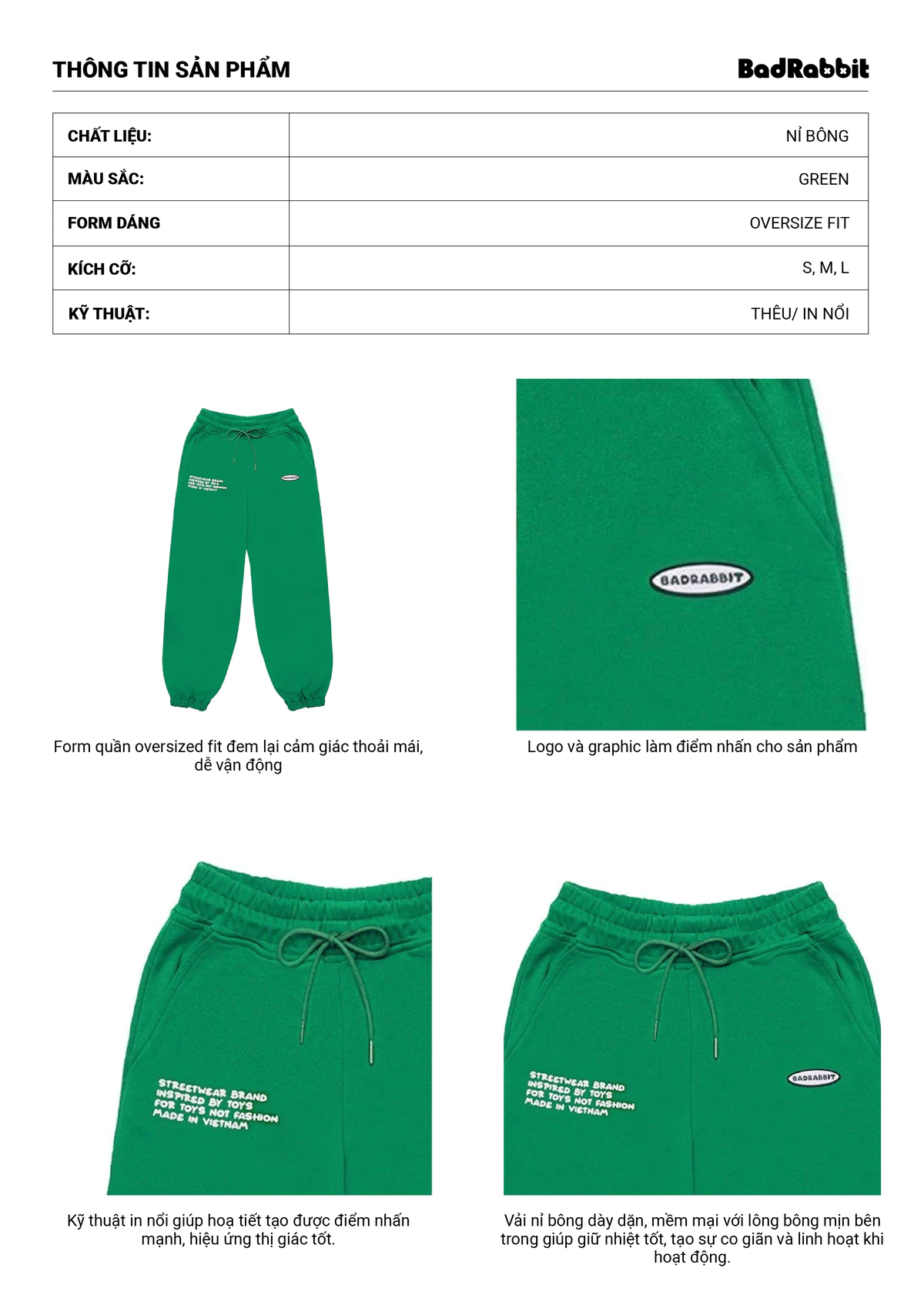 Quần Lucky Star Pants - Local Brand Chính Hãng