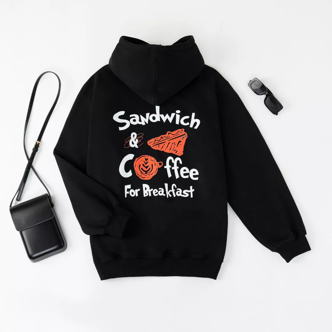 Áo Hoodie VATO Sandwich Form Rộng Nam Nữ Unisex_Áo Hoodie Mũ To Siêu Dày