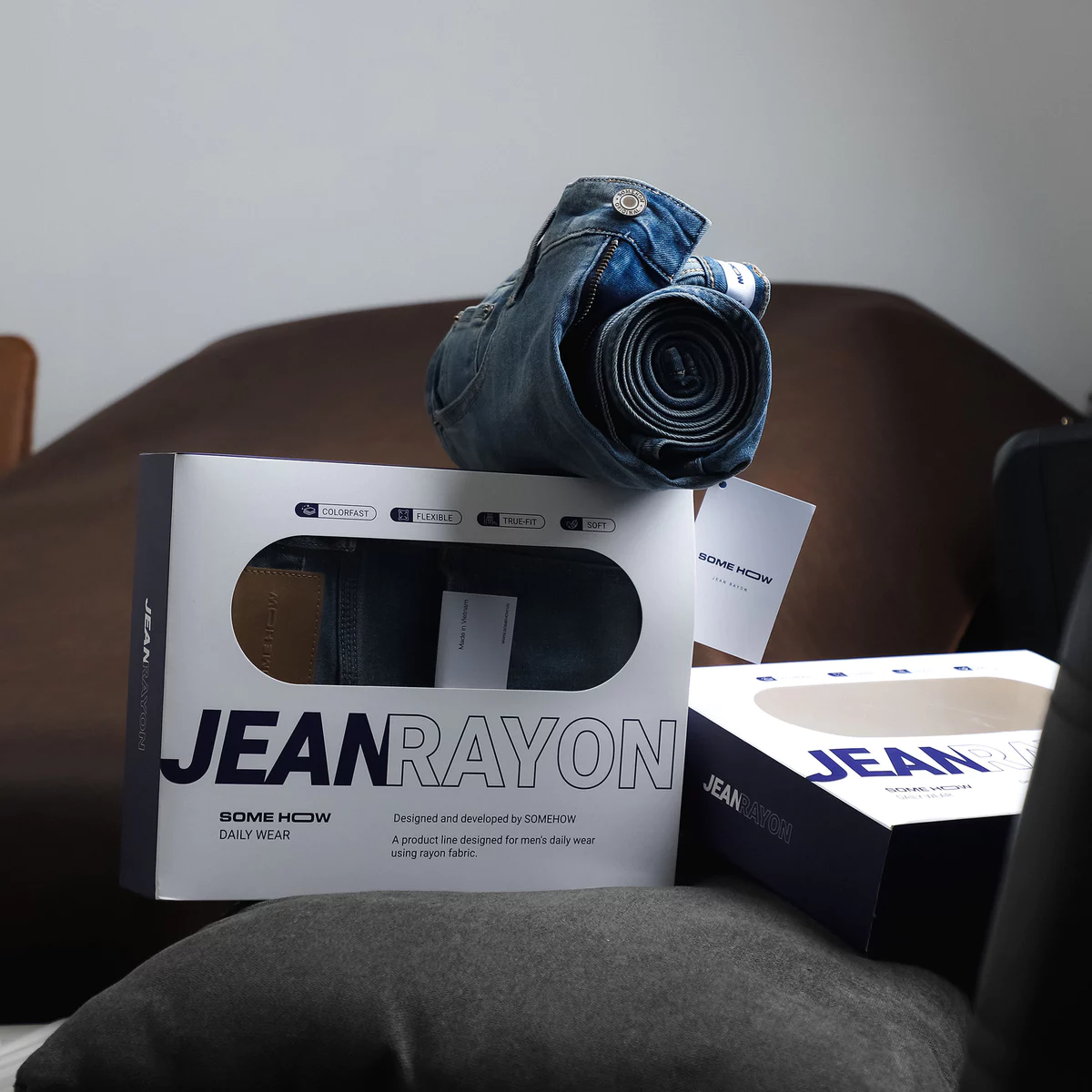 Quần Jean Nam Rayon Slim , Chất Vải Jean Rayon Thoải Mái,  QJ0091,SOME HOW STORE