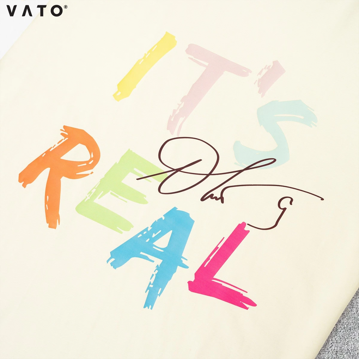 Áo thun It's Real Bản Nâng Cấp - Áo thun cotton nam, nữ chính hãng Thời trang Vato