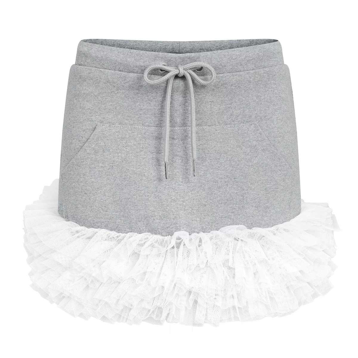 Chân váy nỉ mini thiết kế gấp nếp voan local brand HUGUxTHATSWHATIWANT - TWIW PORAPO
