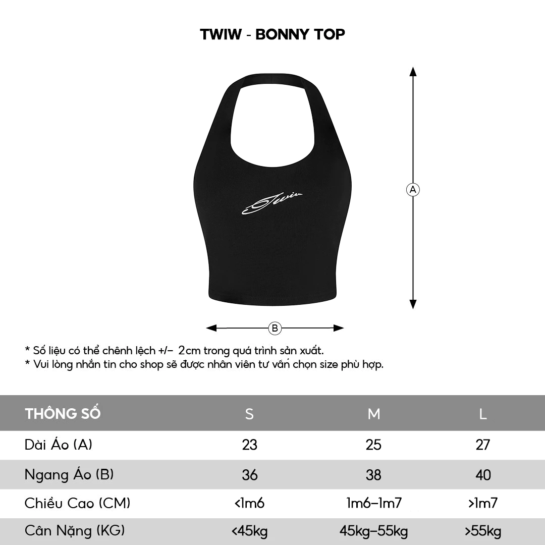 Áo croptop cổ yếm vải thun gân local brand HUGUxTHATSWHATIWANT - TWIW BONY TOP