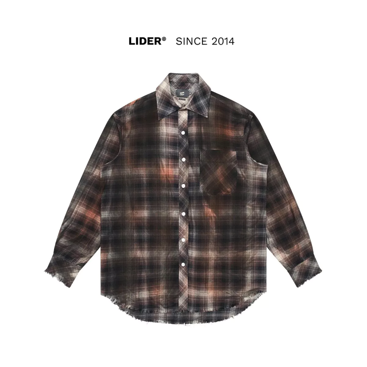 Áo Khoác Sơ Mi Tay Dài Unisex LIDER TIMBER FLANNEL SHIRT