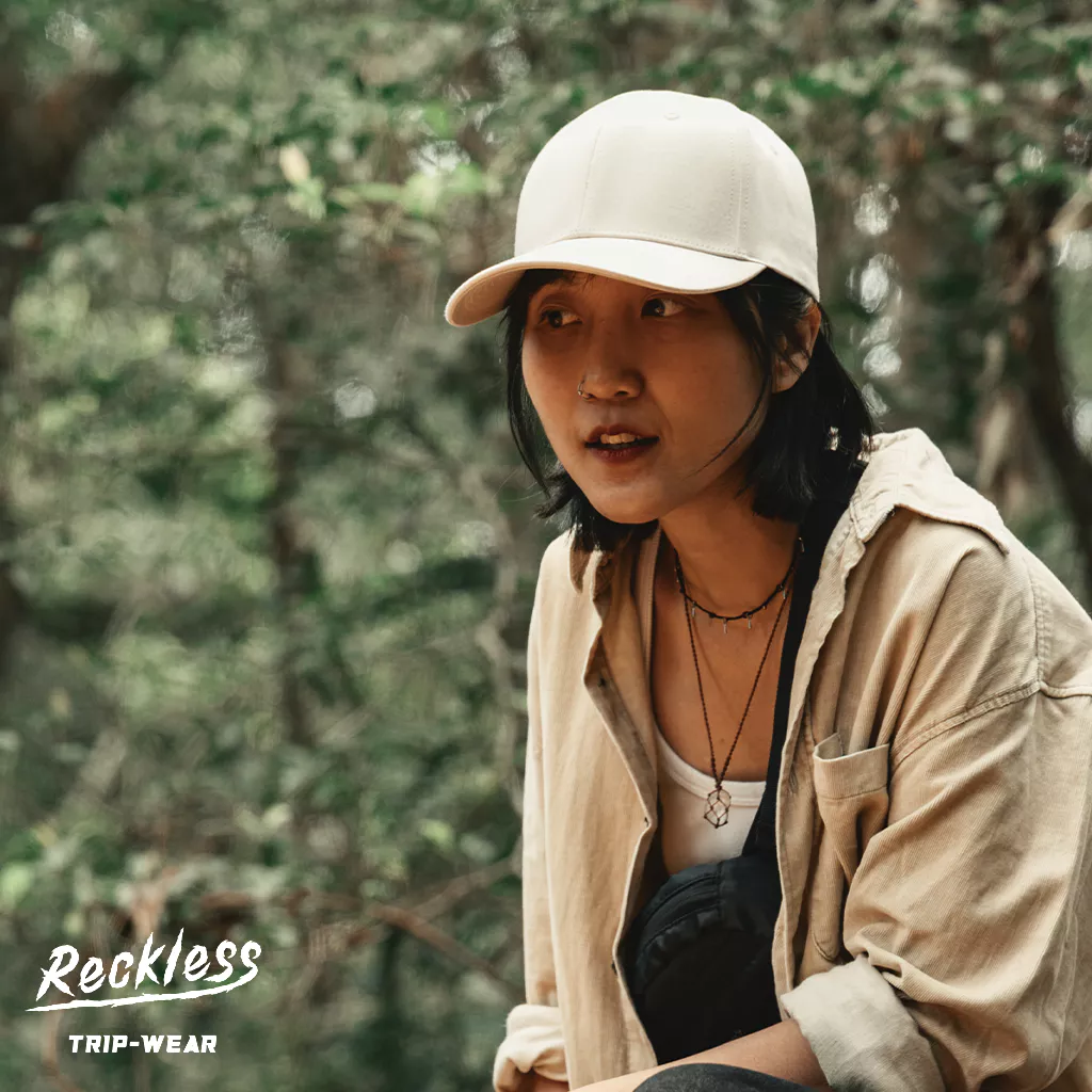Mũ/Nón Bóng Chày Lưỡi Trai Màu Trơn Unisex Thương hiệu Reckless Signature Ballcap Vải Kaki Cotton, Hạn Chế Xù Vải
