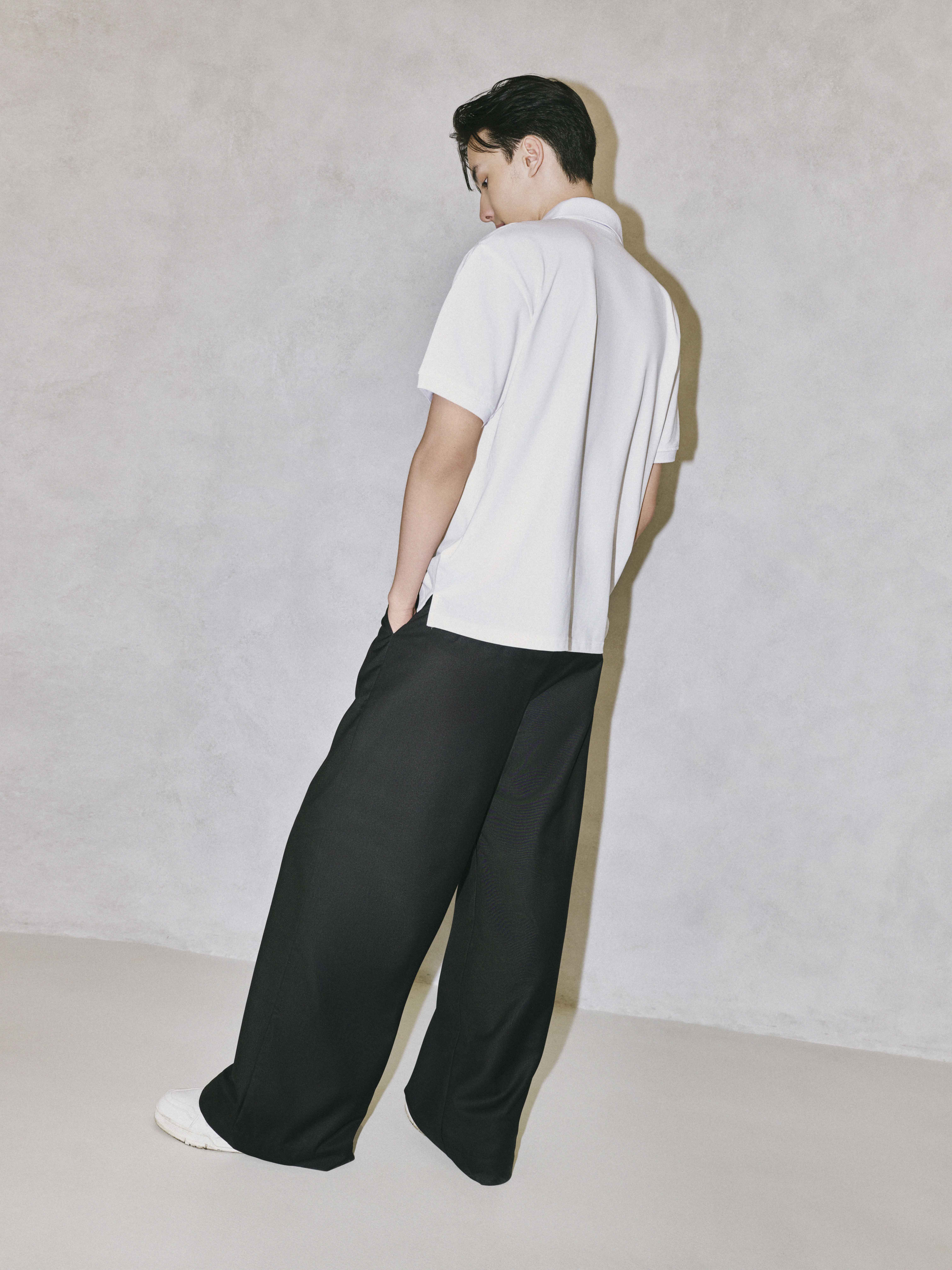 Eleven - Áo Polo In Nổi Mono | Màu Trắng