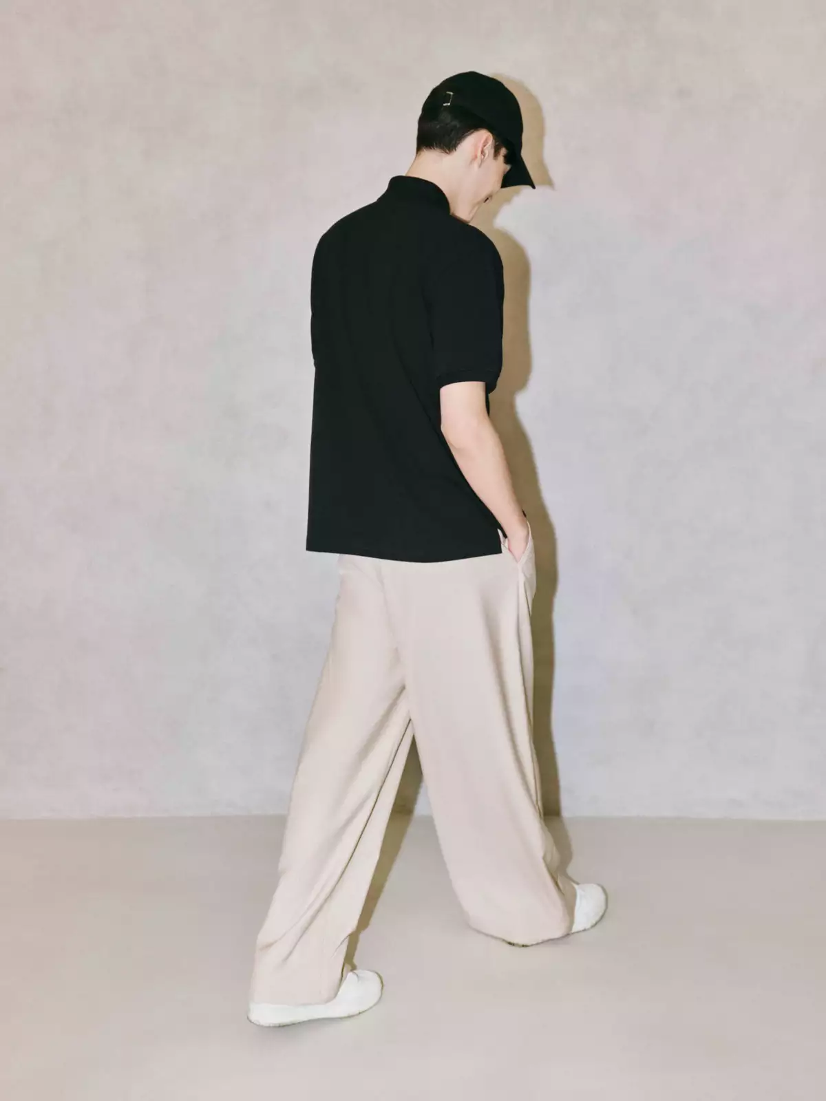 Eleven - Áo Polo In Nổi Mono | Màu Đen