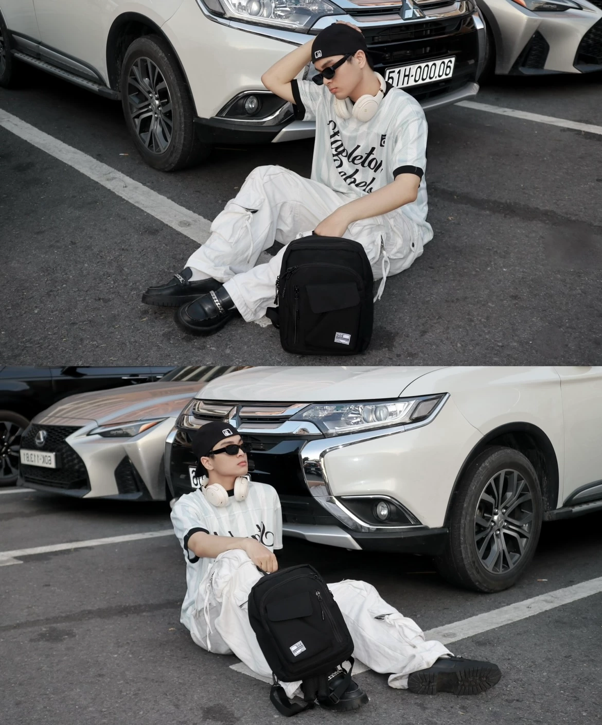 Túi Đeo Chéo Lưng Balo 2 trong 1 SAIGONSWAGGER ®  NEAT DOUBLE BAG