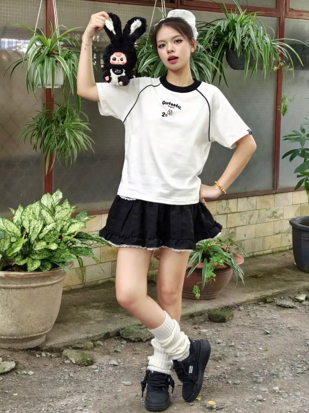 Áo Thun Babytee Outerity Original Phối Line / Premium Cotton Form Fit LocalBrand
