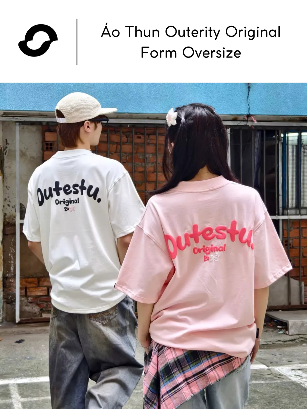 Áo Thun Outerity Original Form Oversize / Form Rộng Unisex Nam Nữ 100% Cotton