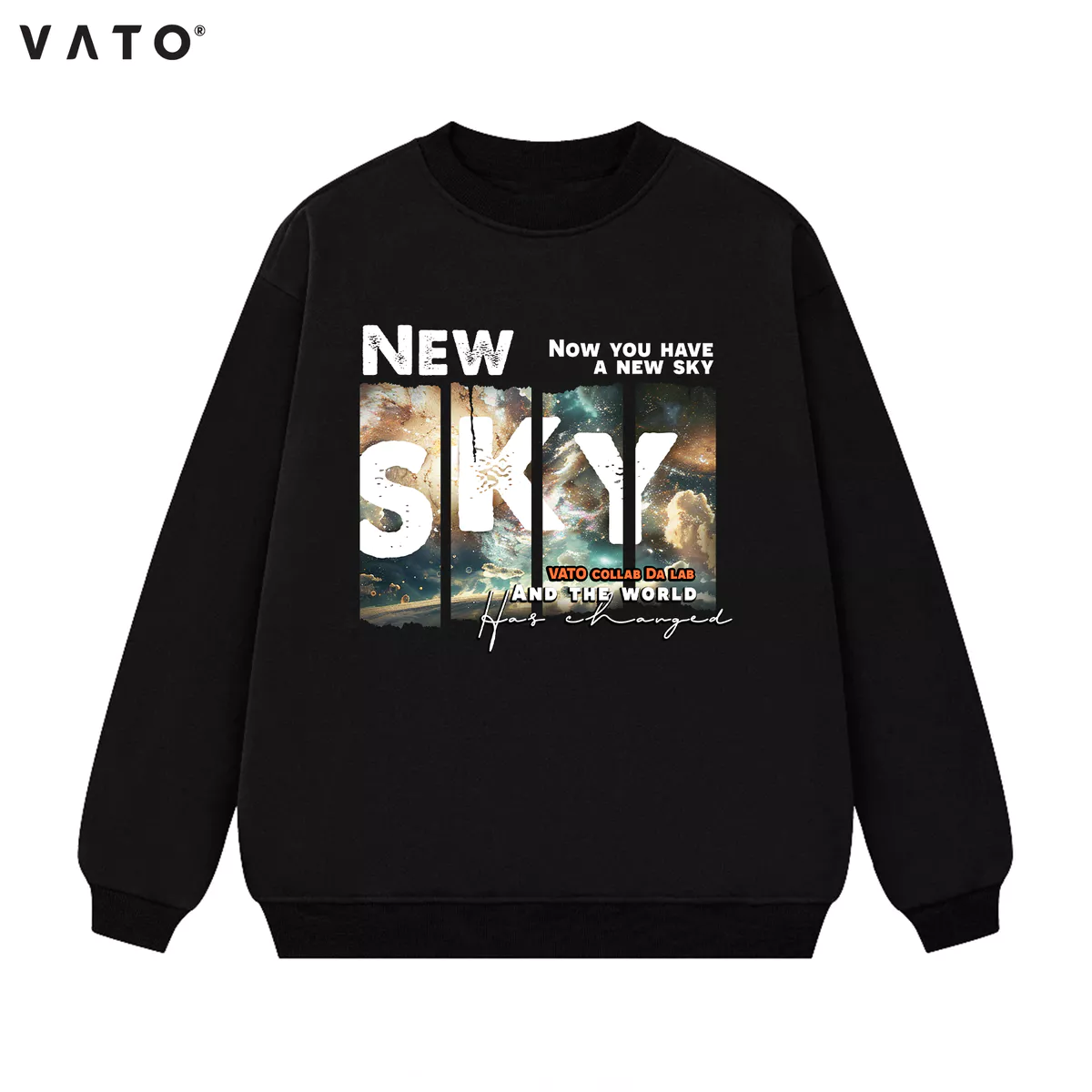 Áo Sweater nỉ bông siêu ấm NEW SKY( mẫu áo colab với nhóm nhạc Dalab)