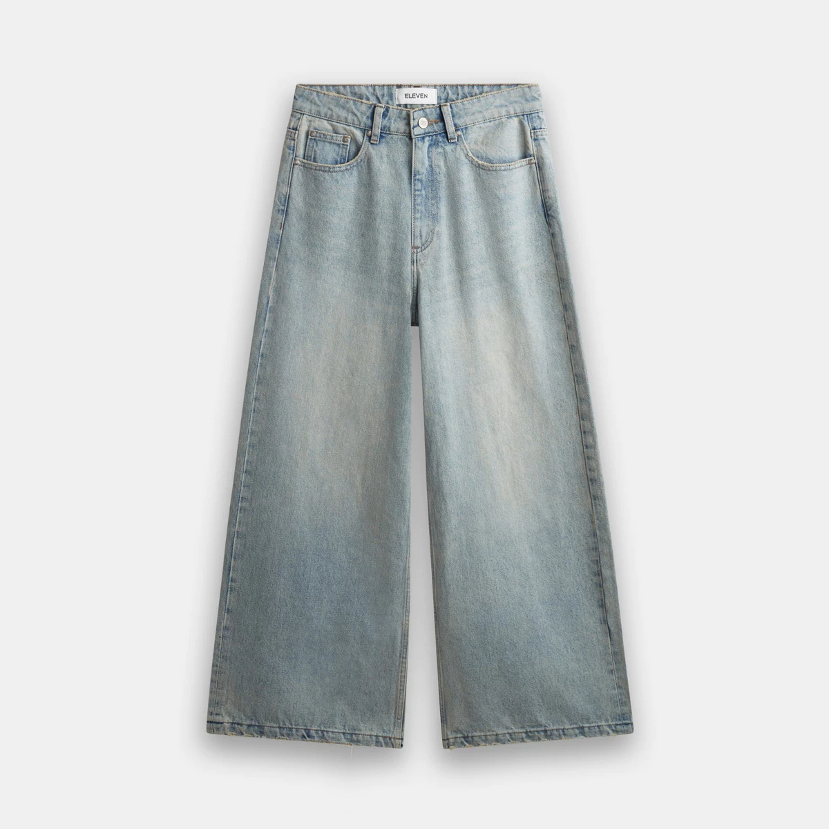 ELEVEN - Quần Jeans cạp trễ unisex nam nữ Low - Rise Jeans