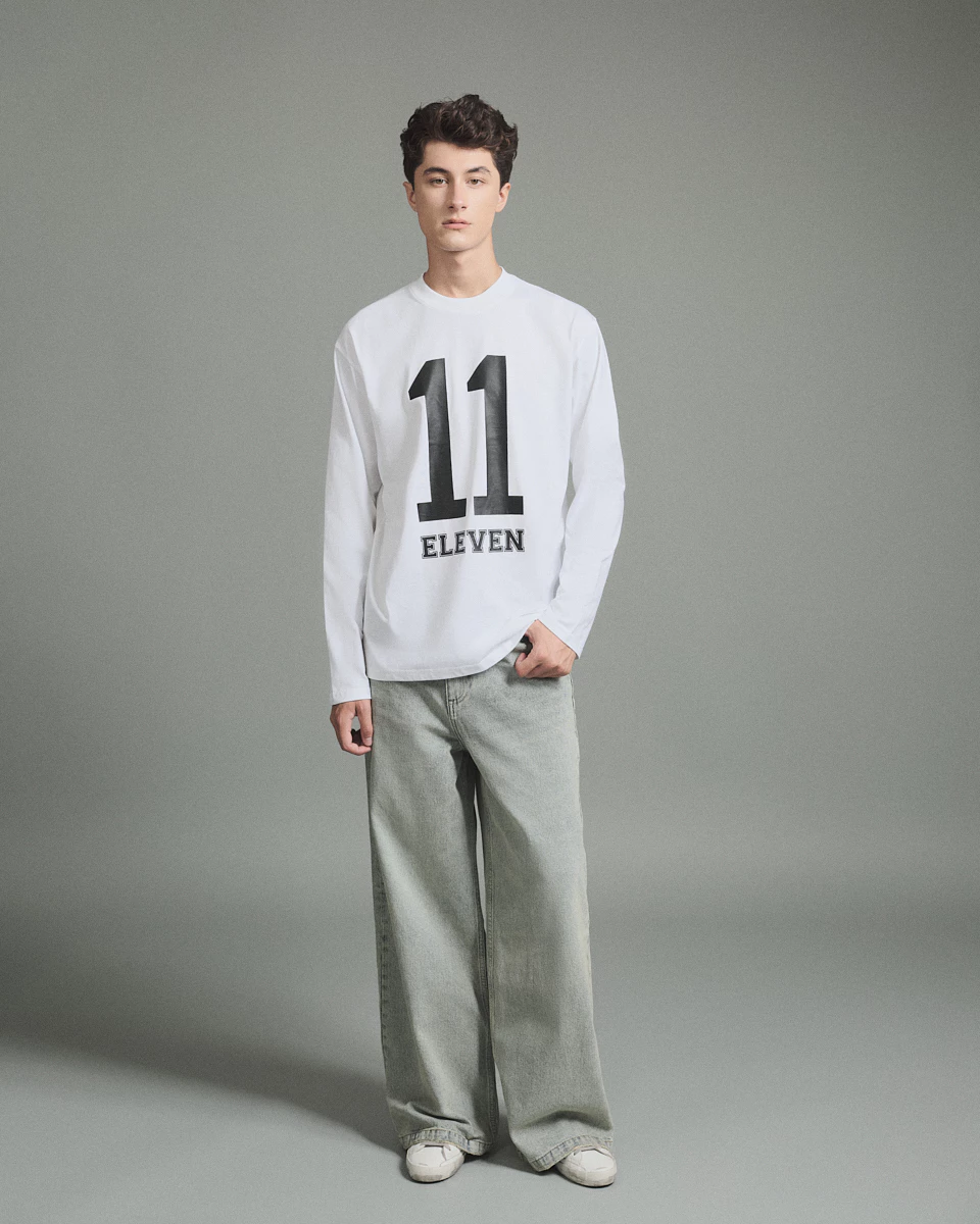 ELEVEN - Quần Jeans cạp trễ unisex nam nữ Low - Rise Jeans
