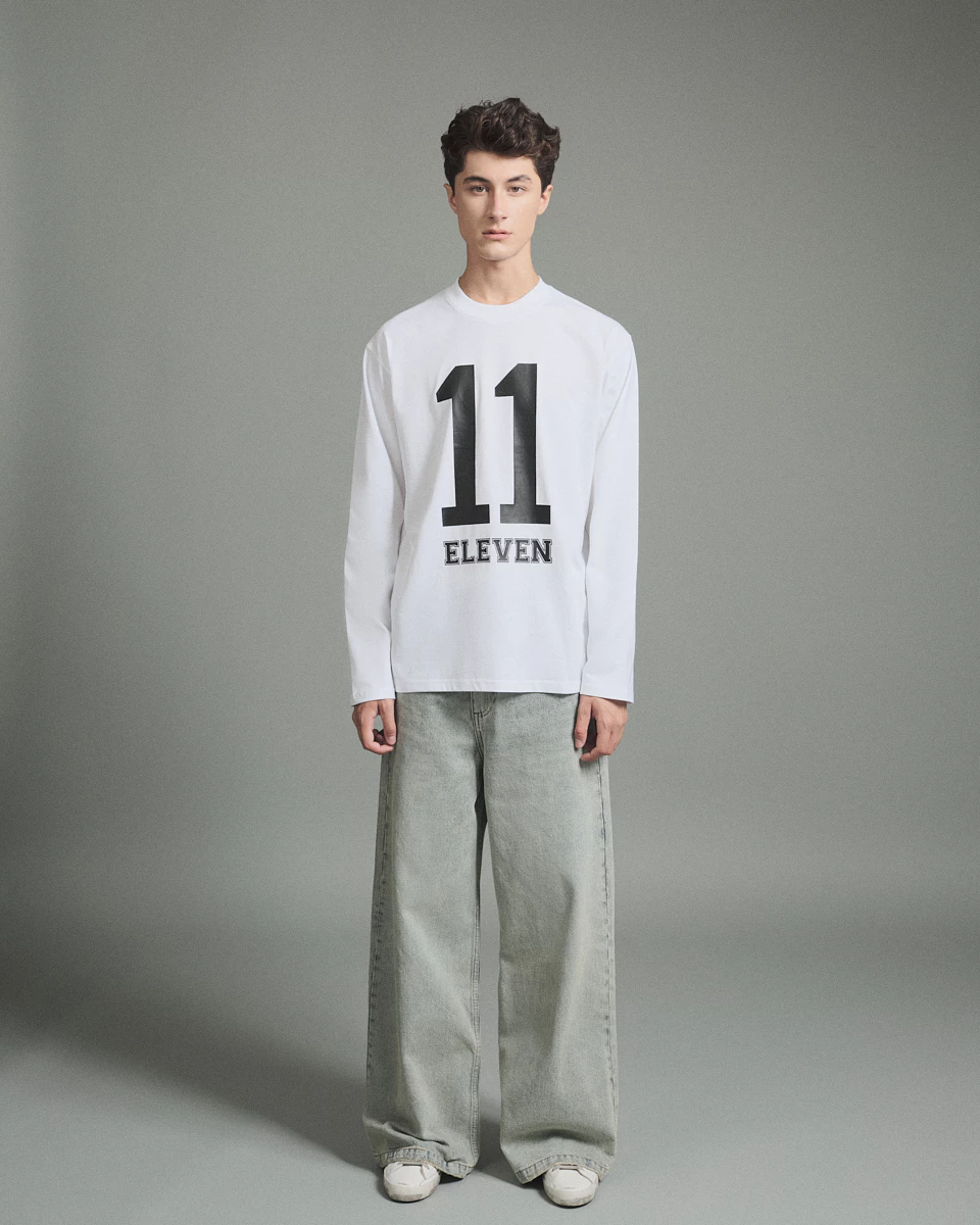 ELEVEN - Quần Jeans cạp trễ unisex nam nữ Low - Rise Jeans