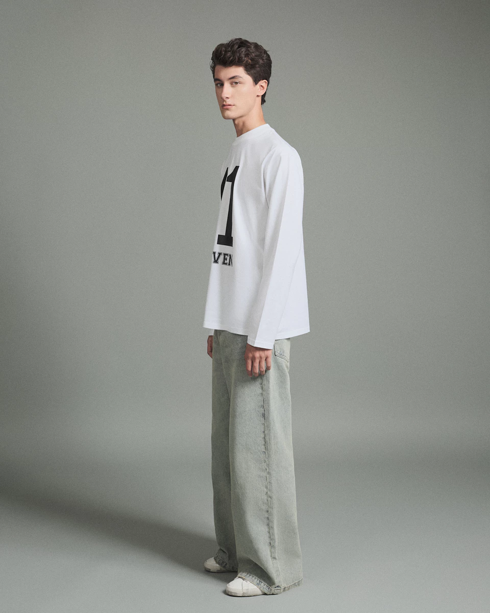 ELEVEN - Quần Jeans cạp trễ unisex nam nữ Low - Rise Jeans