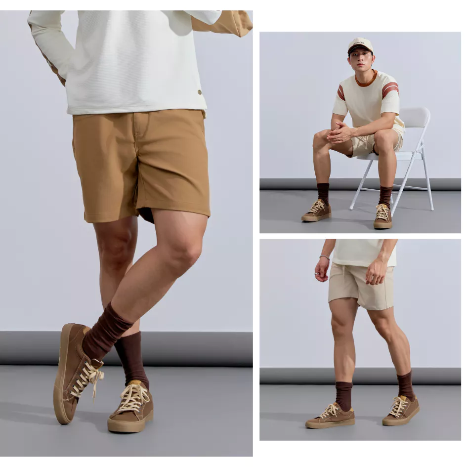 Giày Thể Thao Nam Nữ, Giày Sneaker Vải Canvas, Giày Thời Trang Dincox E12 Kakao
