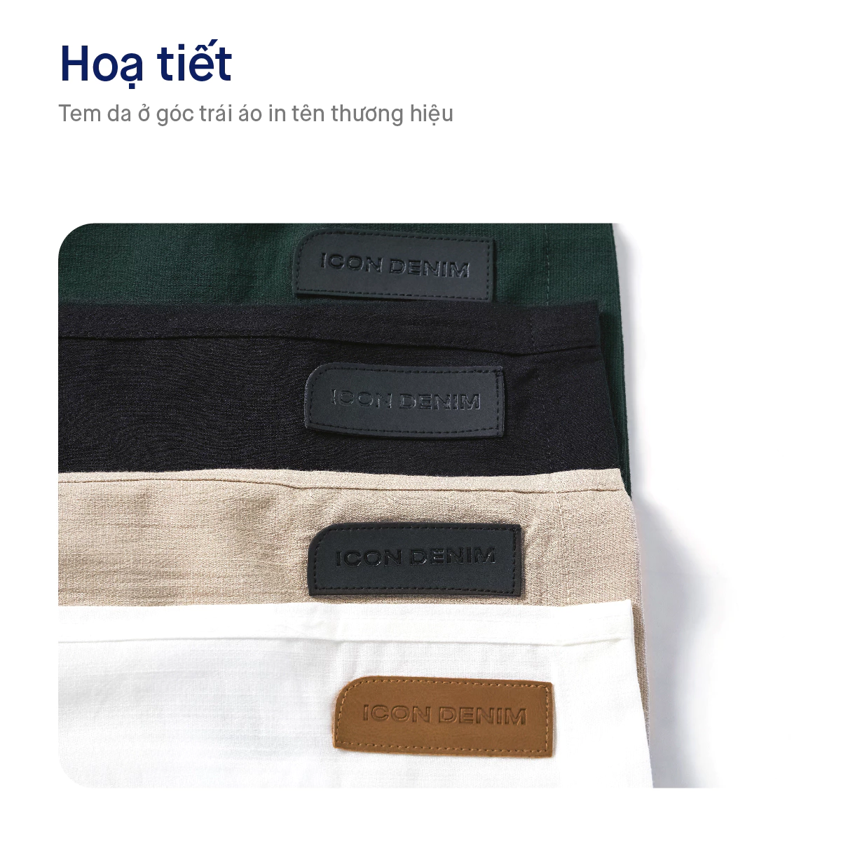Áo Sơ Mi Linen Nam ICONDENIM Tay Ngắn Cuban CigarCraft Form Relaxed SMID0194