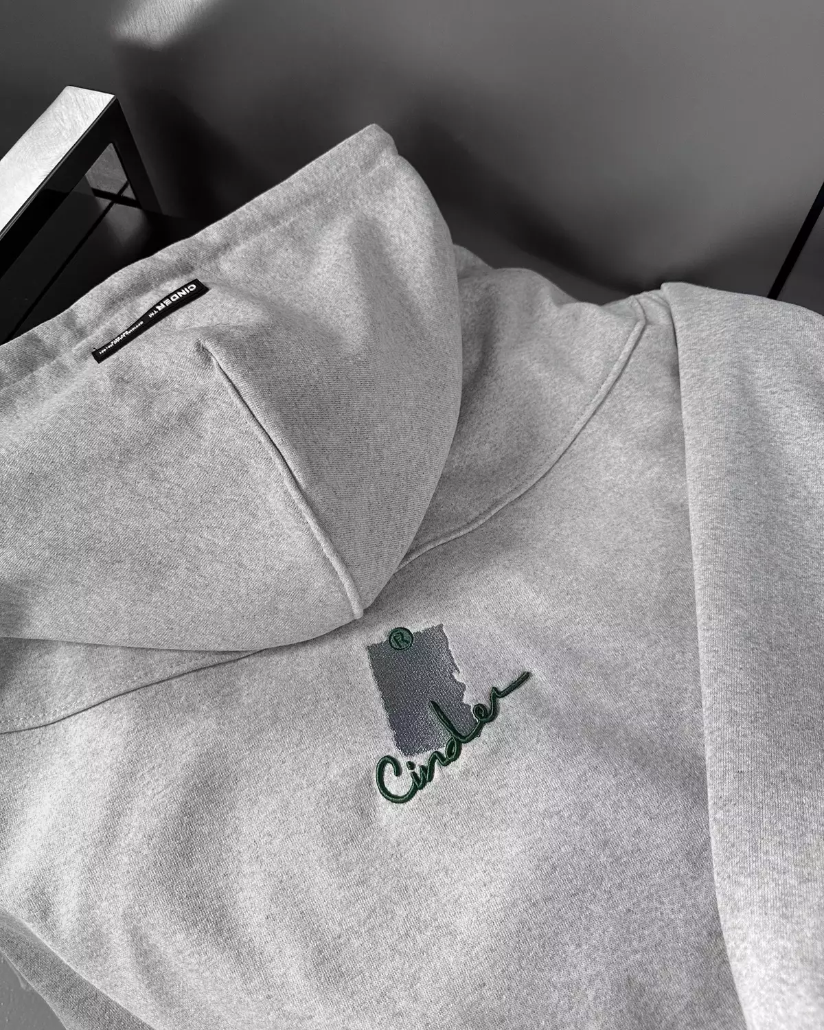 Áo Hoodie Zip Boxy ORIGINAL Cinder Form Đẹp Thêu Nổi 3D Cao Cấp, Local Brand Chính Hãng