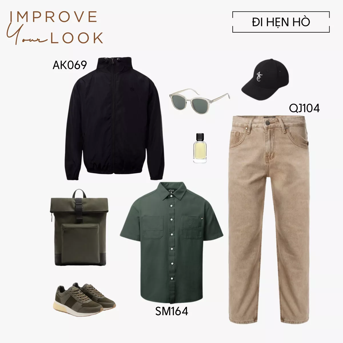 Áo khoác dù (gió) nam có nón 4MEN AK069 vải đẹp cao cấp, may trơn 2 lớp dày vừa phải, chống thấm cản gió thoáng khí