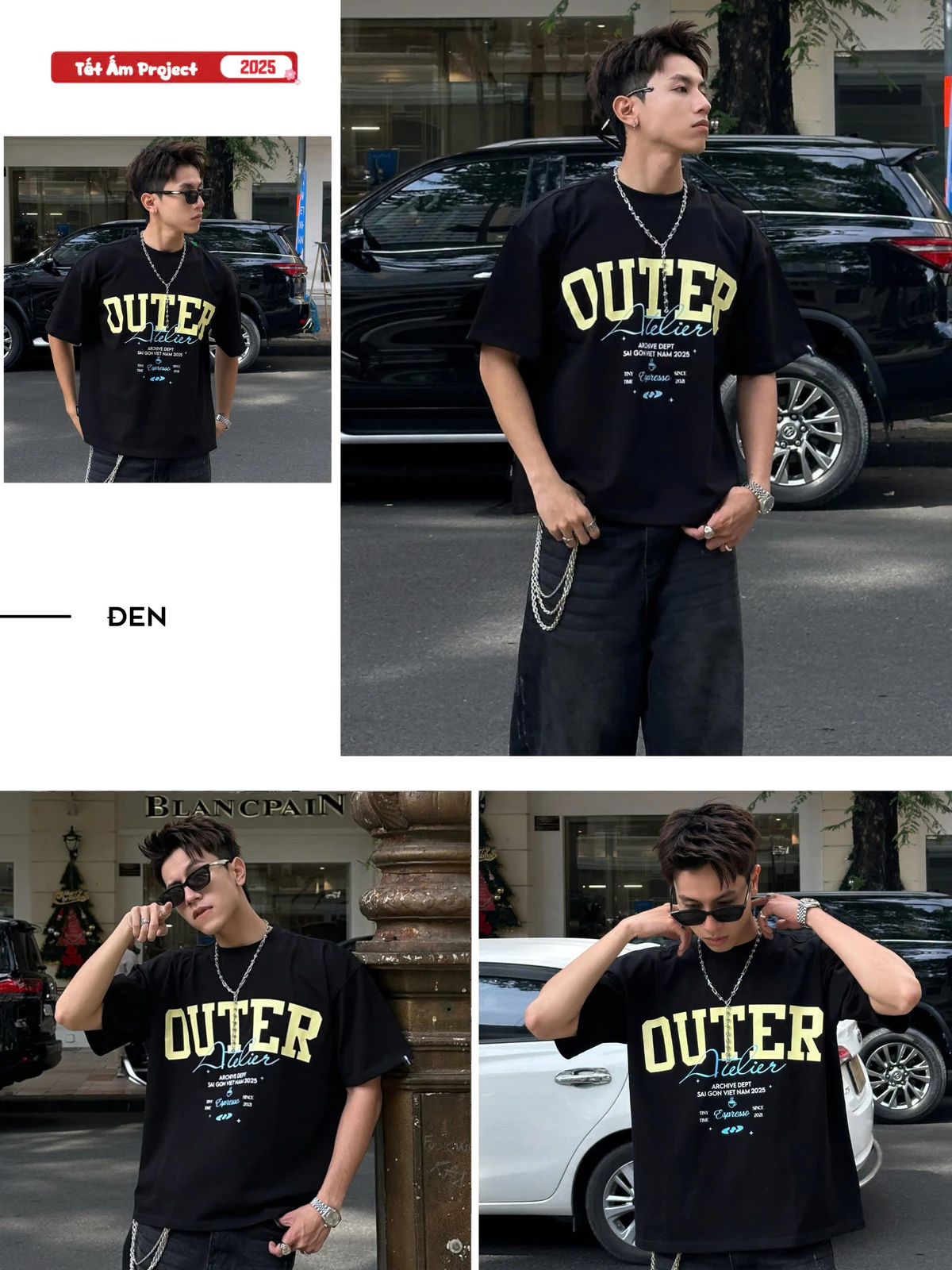 Áo Thun Boxy Outerity Espresso / Local Brand Unisex Form Rộng Oversize