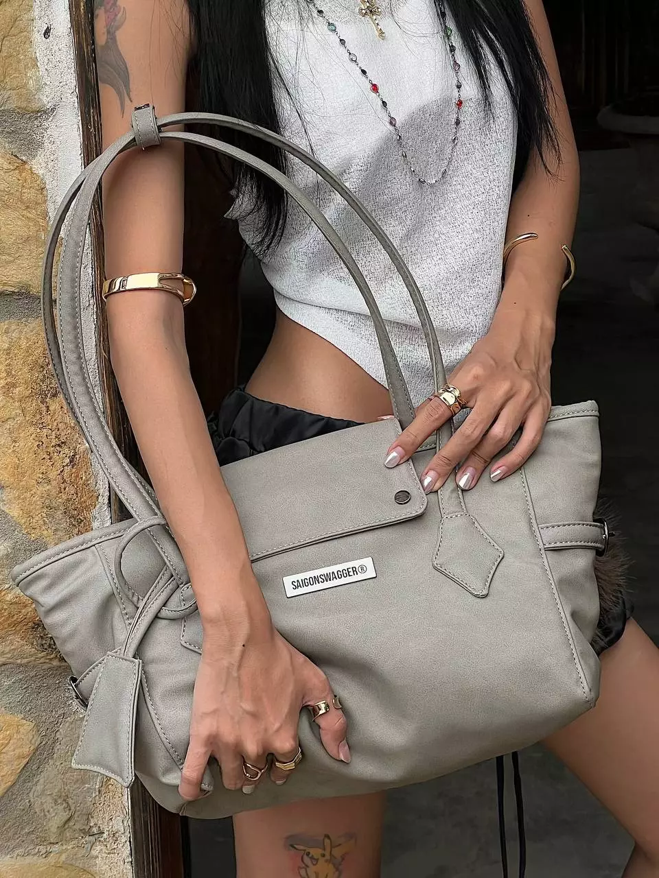 Túi Xách Da SAIGONSWAGGER® ELEGANT BAG /MEDIUM/ Túi Đeo Chéo