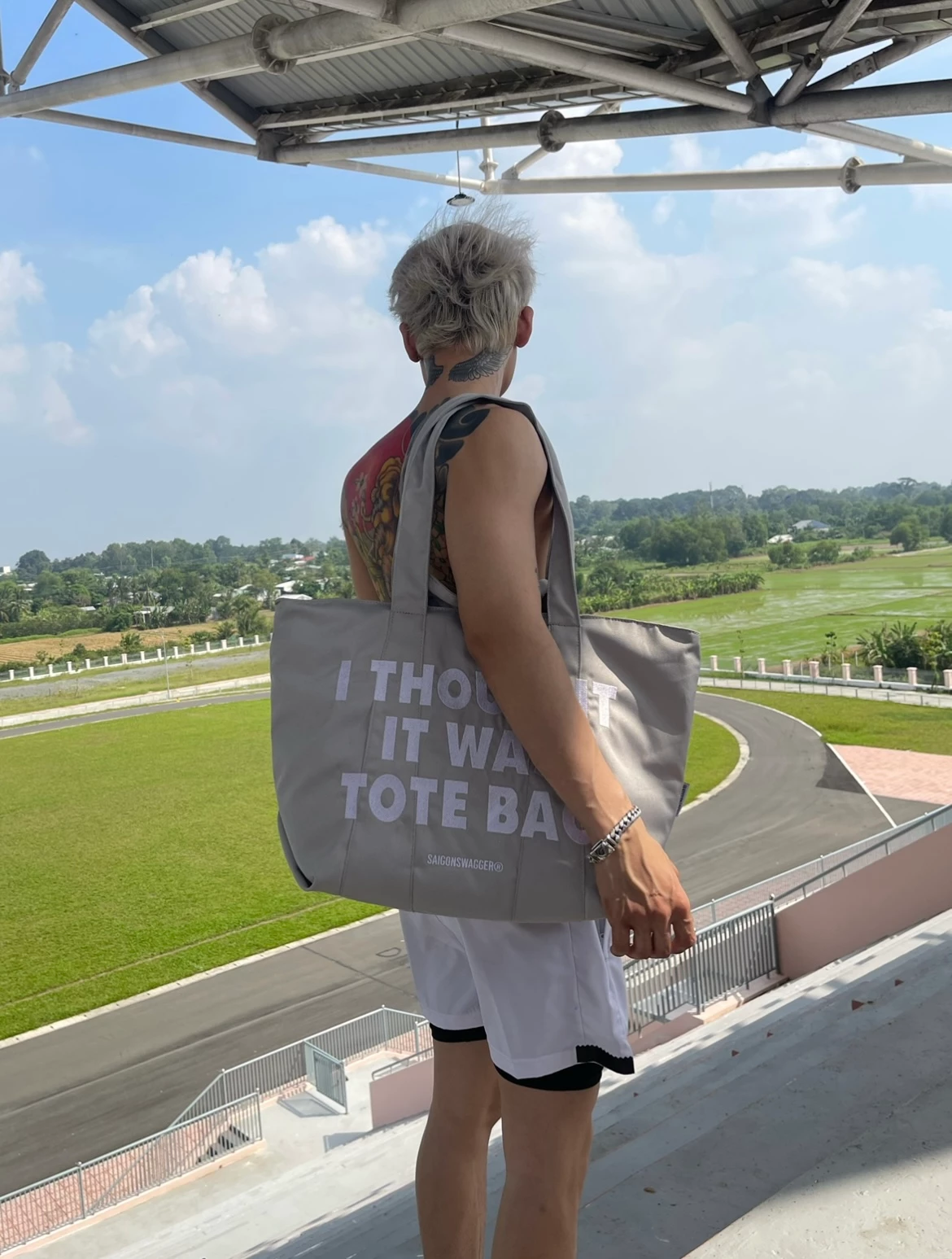 Túi Tote Nam Nữ SAIGONSWAGGER® THOUGHT TOTE BAG chống thấm trượt nước