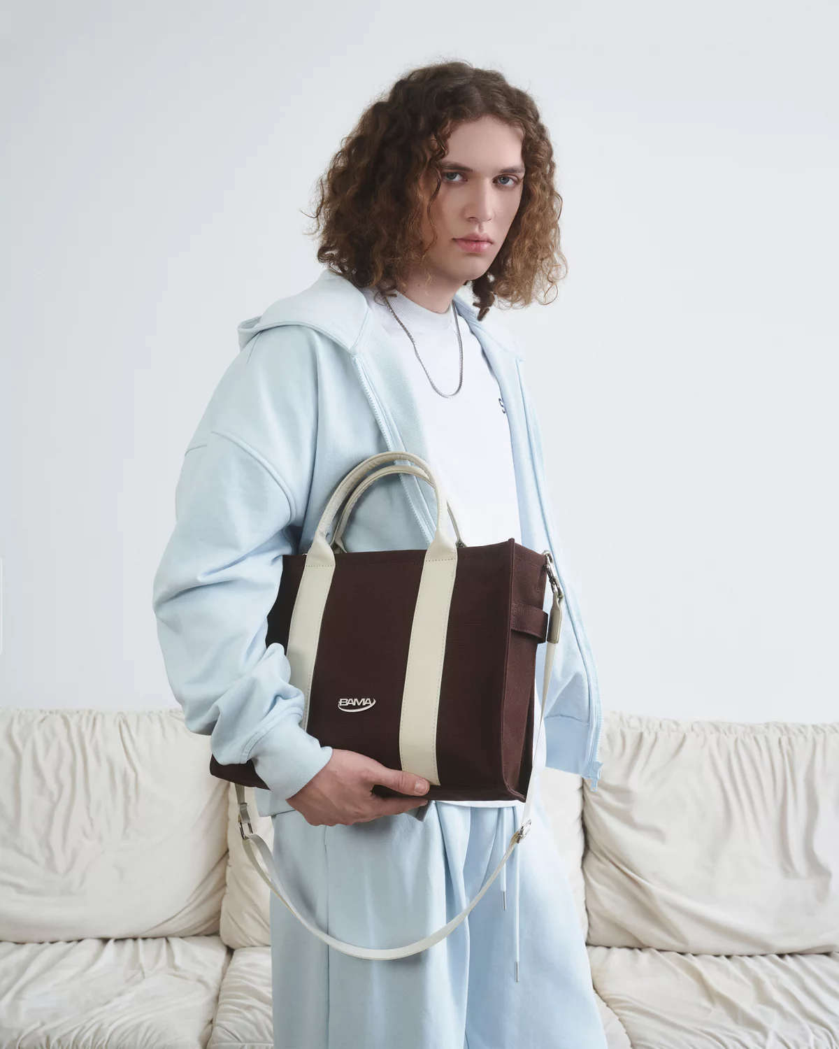 Túi tote đeo vai nam nữ BAMA SMALL TALK Tote Bag chống nước nhiều ngăn đi chơi dạo phố