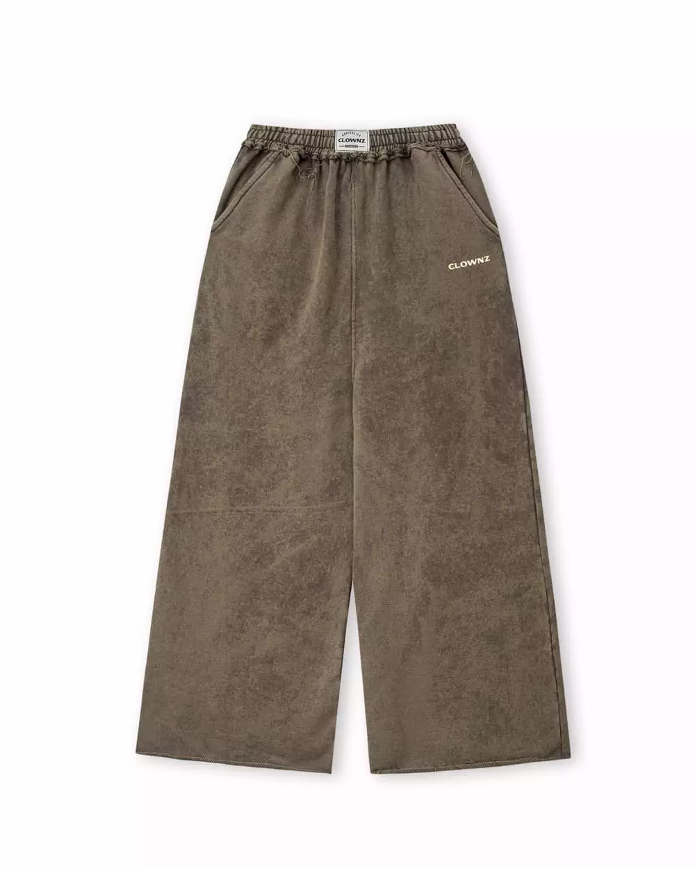 Quần dài ClownZ Wide Leg Washed Pants basic unisex nam nữ quần chun