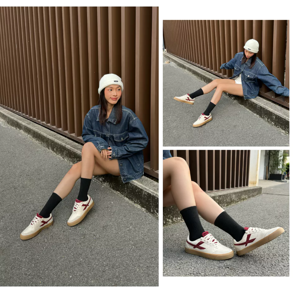 Giày Sneaker Nam Nữ DC39 BERRY SODA DINCOX Shoes Đế Bằng - Microfiber Leather