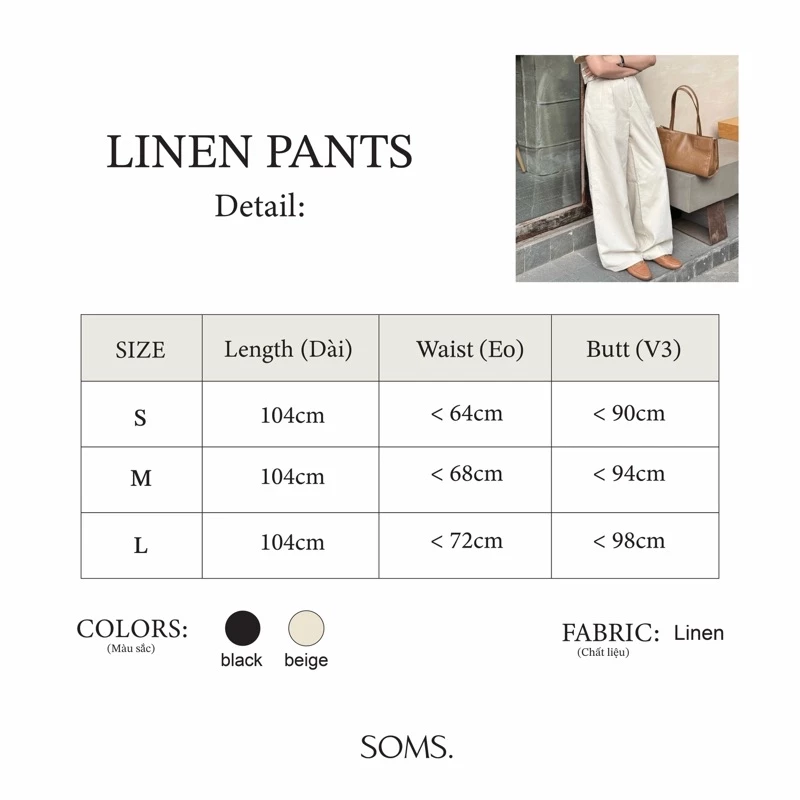 Quần linen ống rộng hack dáng - 𝐋𝐢𝐧𝐞𝐧 𝐏𝐚𝐧𝐭𝐬