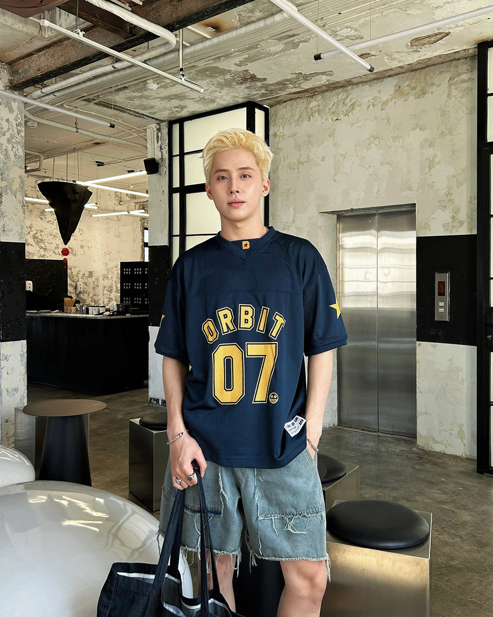 COMBO ORBIT Áo Thể thao JERSEY DONT QUIT + ORBIT Denim Short- Local Brand Chính Hãng