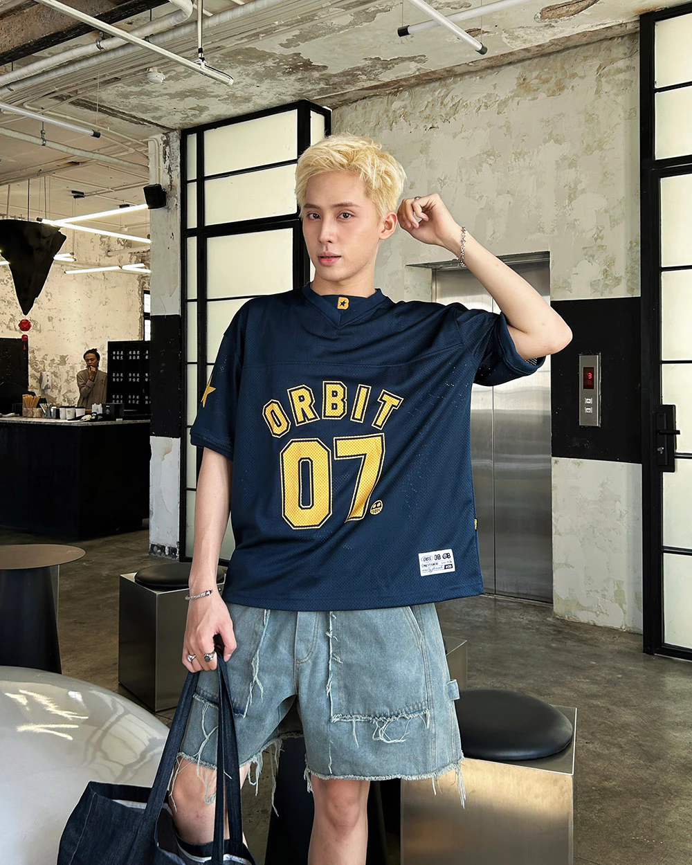 COMBO ORBIT Áo Thể thao JERSEY DONT QUIT + ORBIT Denim Short- Local Brand Chính Hãng