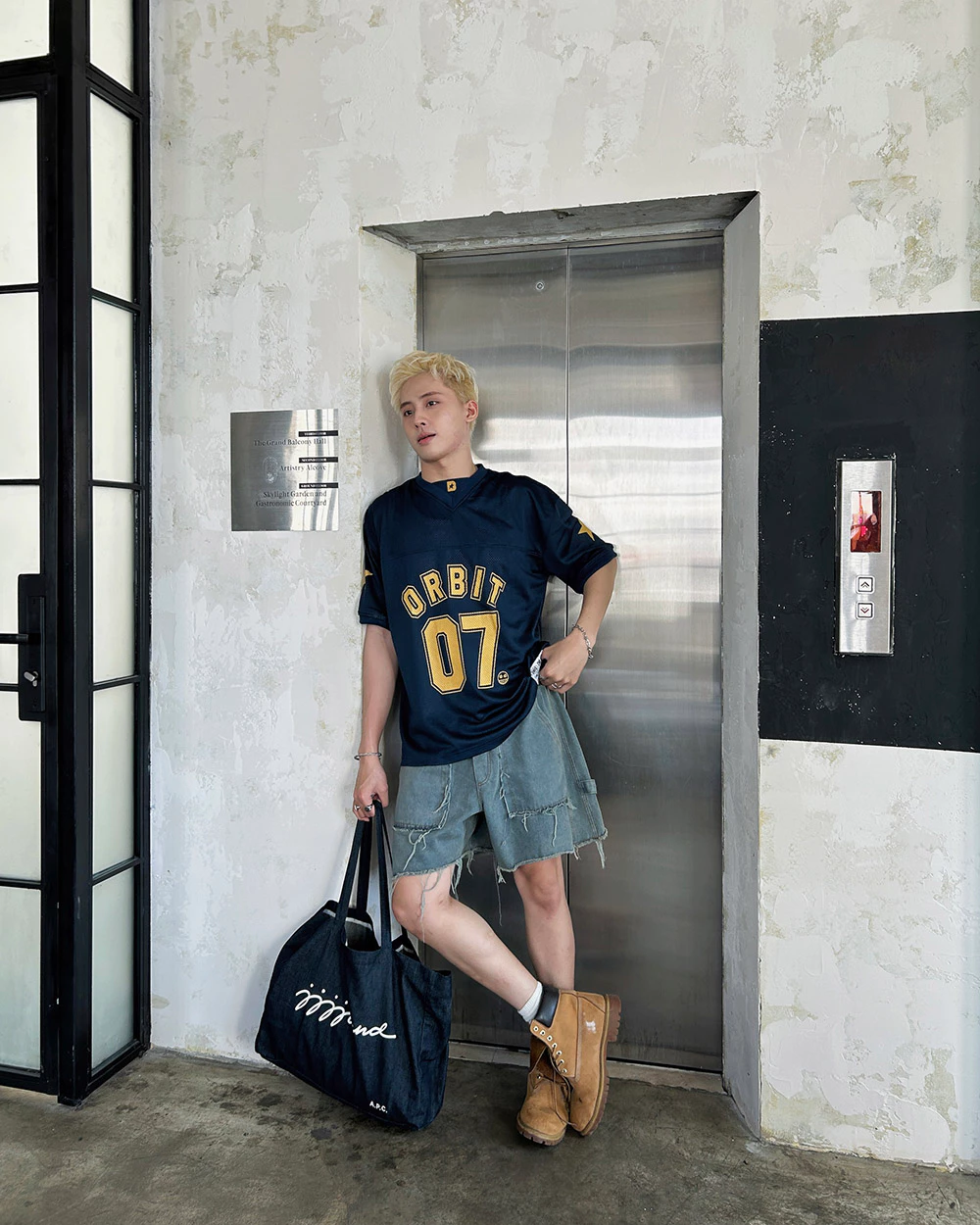 COMBO ORBIT Áo Thể thao JERSEY DONT QUIT + ORBIT Denim Short- Local Brand Chính Hãng