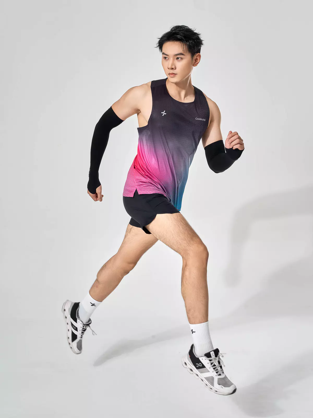 Áo ba lỗ nam Singlet chạy bộ AirRush Gradient áo thể thao running thoáng khí thấm hút tốt Coolmate