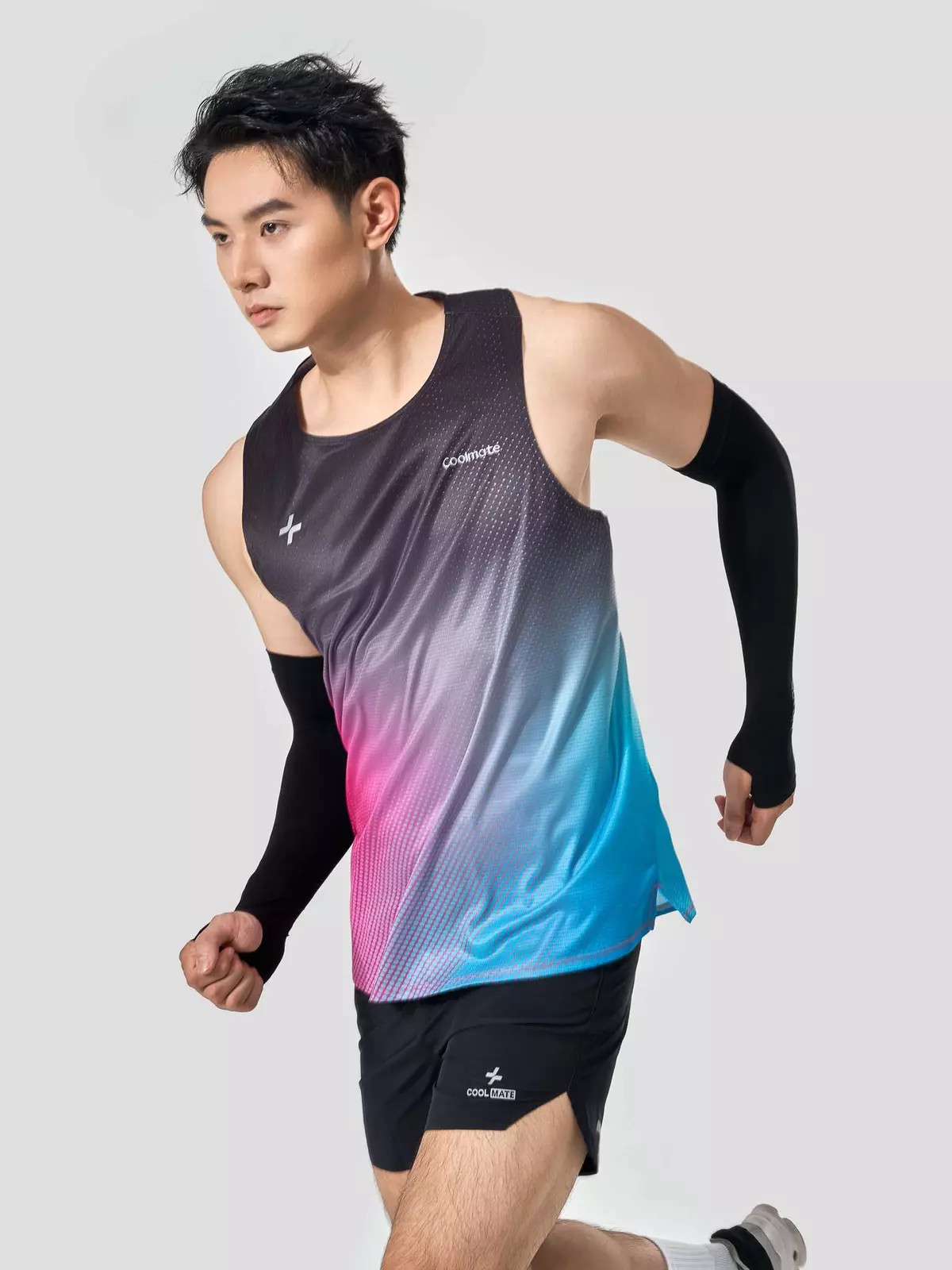 Áo ba lỗ nam Singlet chạy bộ AirRush Gradient áo thể thao running thoáng khí thấm hút tốt Coolmate