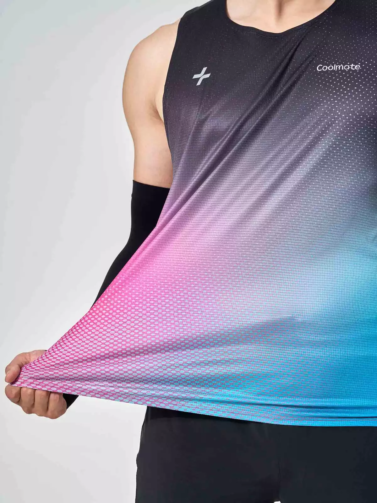 Áo ba lỗ nam Singlet chạy bộ AirRush Gradient áo thể thao running thoáng khí thấm hút tốt Coolmate