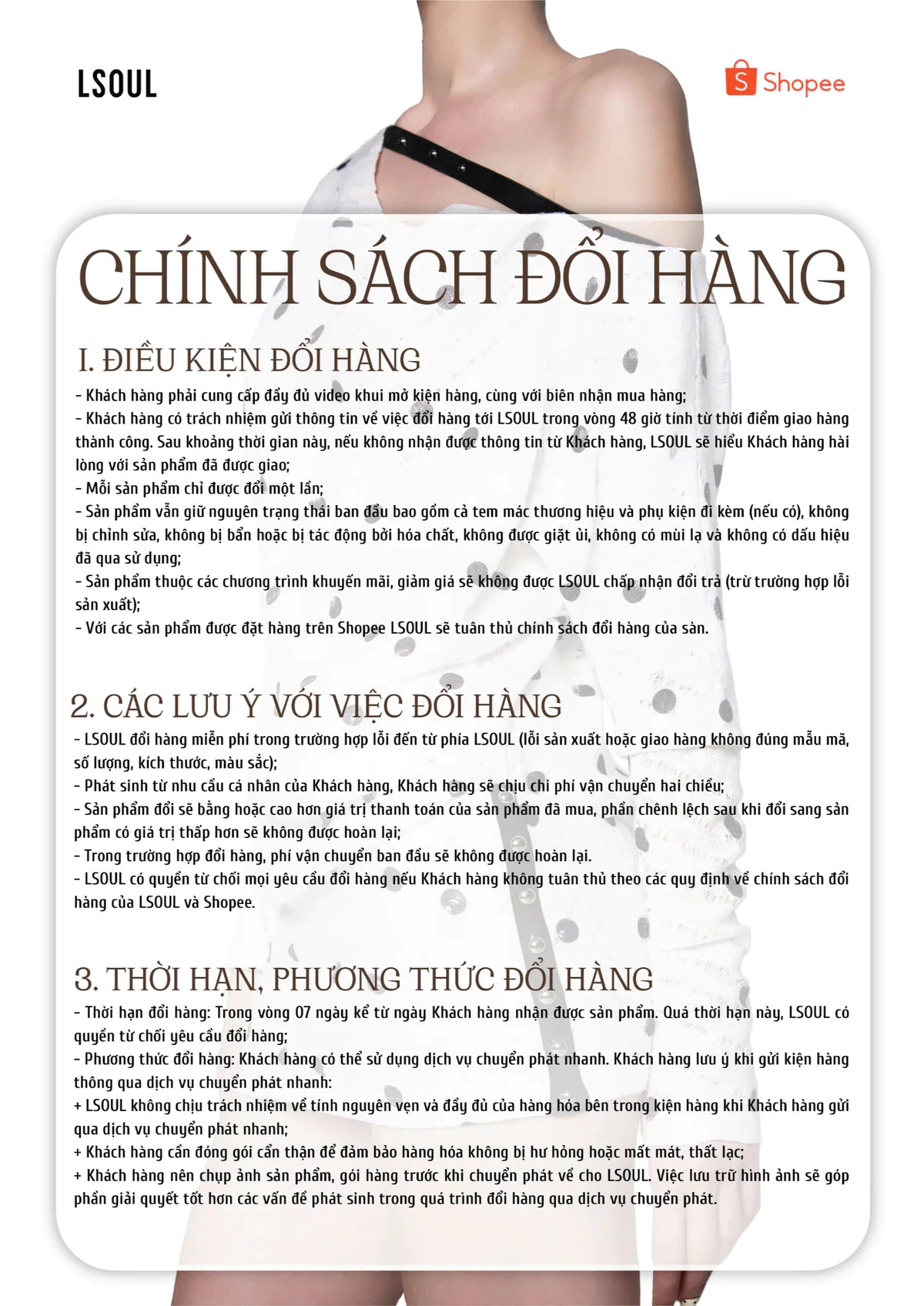 LSOUL Đầm Sơ Mi Body Cổ Lệch Tùng Bí Chất Nỉ Sọc Ishii Dress V24121640