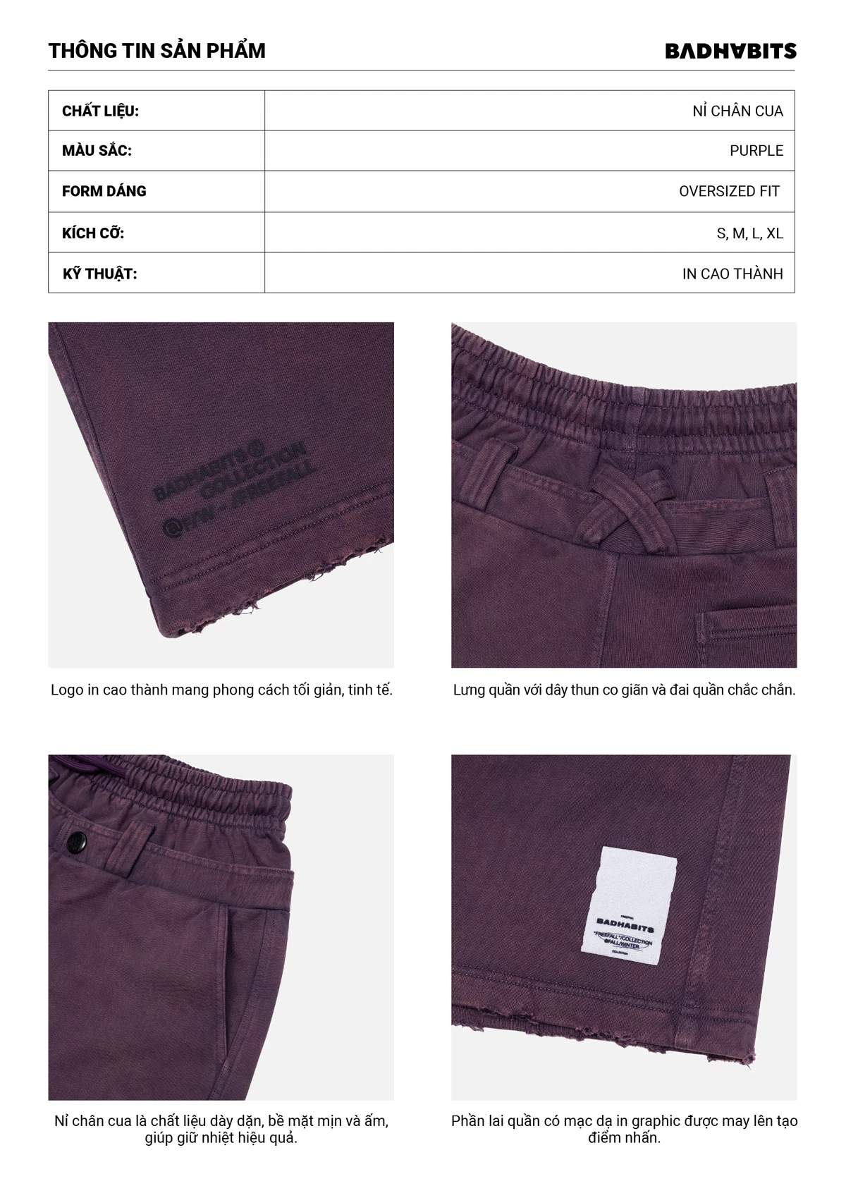 Quần Ngắn Nothing 2 Fear Shorts - Freefall Collection - Local Brand Chính Hãng