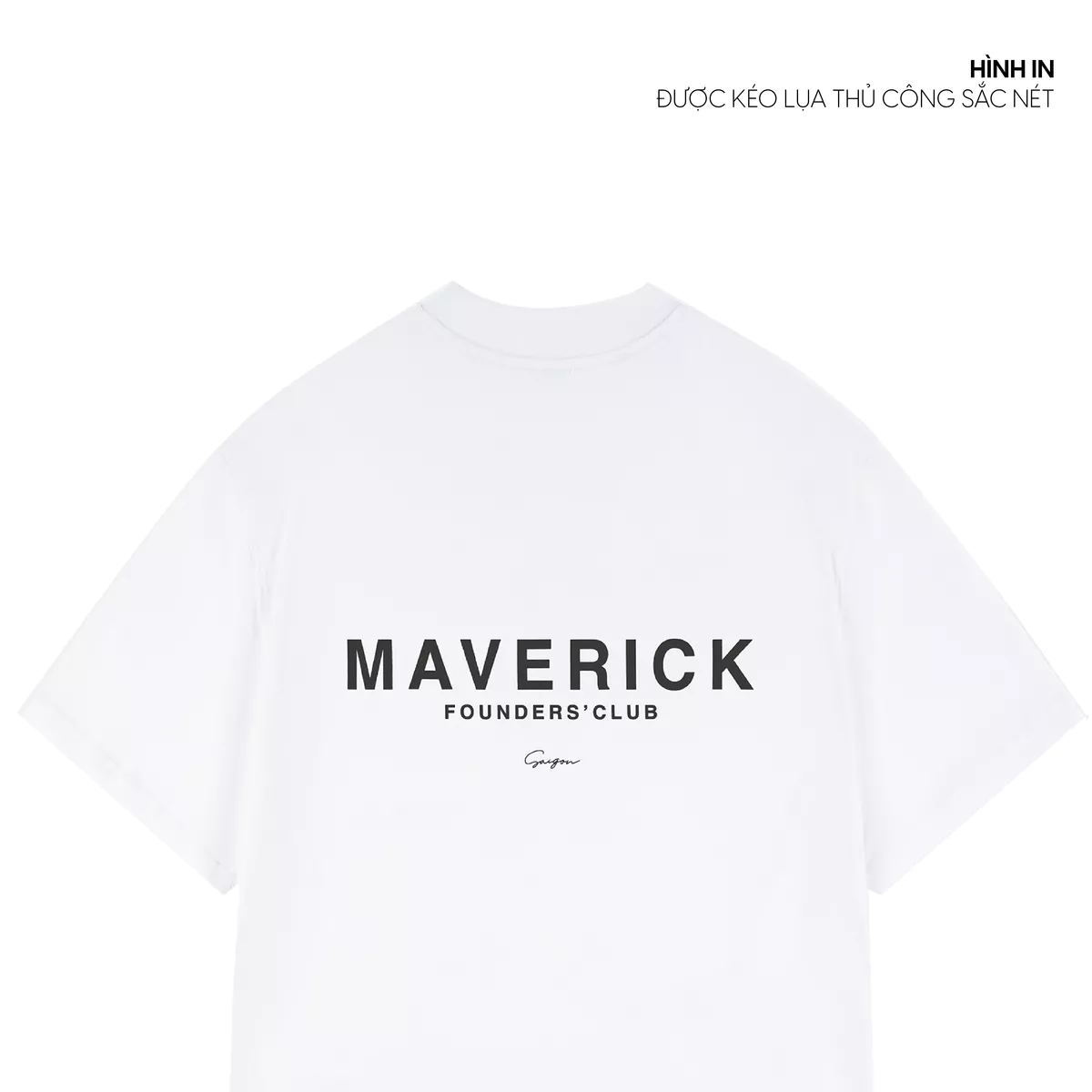 Áo thun MVRK Founders'Club V.2 Unisex Form Boxy 250 GSM 100% Cotton Style Basic