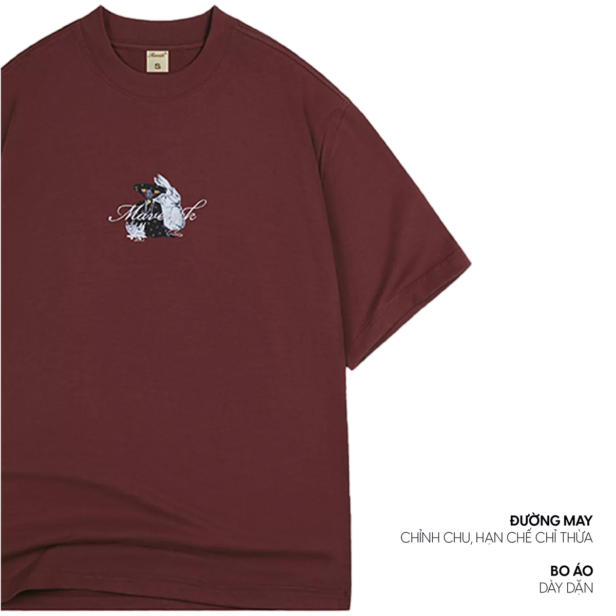 Áo thun MVRK Design Holiday Limited Edition Unisex Form Boxy 250 GSM 100% Cotton Style Basic
