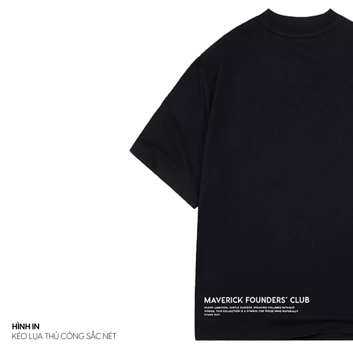 Áo thun MVRK Design Cube Edition Unisex Oversized Form - Black 250 GSM 100% Cotton Style Basic
