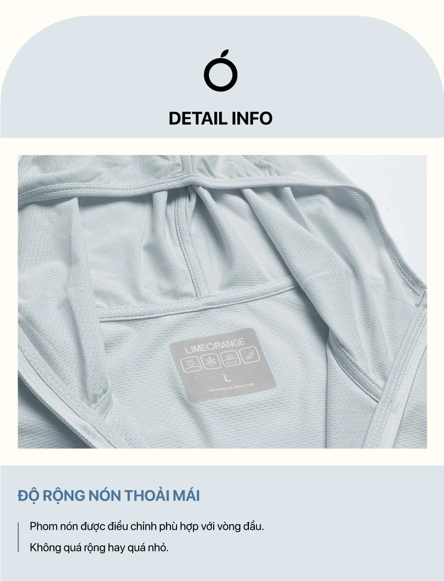 Áo Khoác Nữ Chống Nắng Vải Sợi Dệt Mỏng Nhẹ, Co Giãn Tốt Air Hoodie 6 - Lime Orange - OO25477101