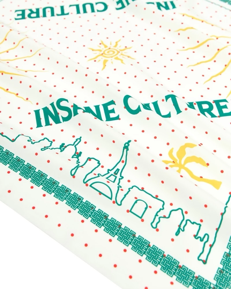 Khăn Bandana InsaneClo BANDANA Unisex Khăn Vuông In Hoạ Tiết Vải Lụa Satin