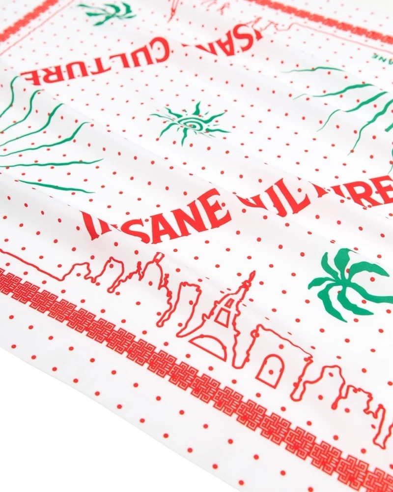 Khăn Bandana InsaneClo BANDANA Unisex Khăn Vuông In Hoạ Tiết Vải Lụa Satin