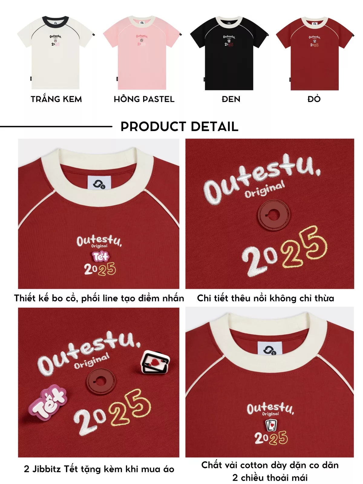 Áo Thun Babytee Outerity Original Phối Line / Premium Cotton Form Fit LocalBrand