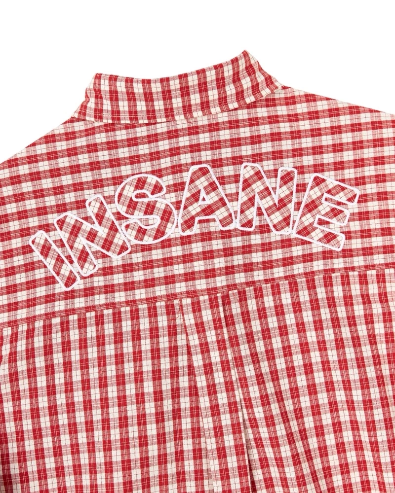 Áo Sơ Mi Tay Dài InsaneClo BACKTALK SHIRT Form Boxy Unisex Vải Sơ Mi Nhập