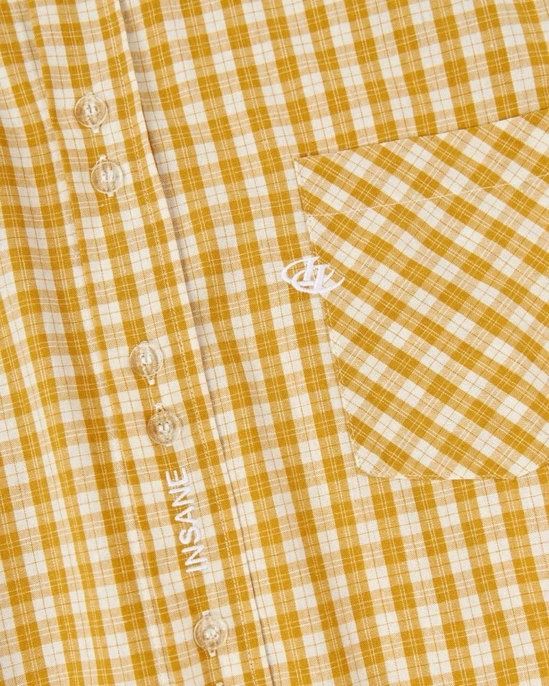 Áo Sơ Mi Tay Dài InsaneClo BACKTALK SHIRT Form Boxy Unisex Vải Sơ Mi Nhập